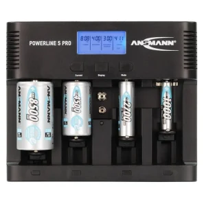 Bộ sạc pin POWERLINE 5 Pro ANSMANN