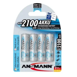 Pin Sạc AA 2100 BL4 ANSMANN vỉ 4 viên