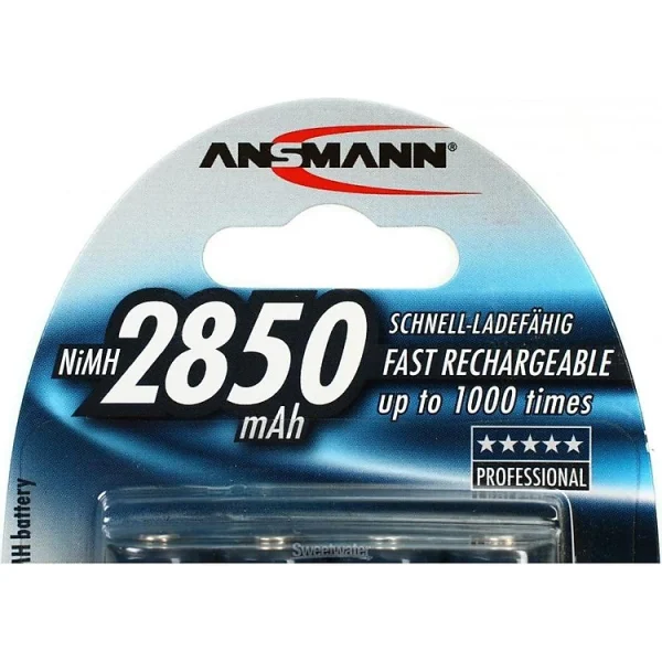 Pin Sạc 2850 Slim-US ANSMANN (Vỉ 4 Viên)