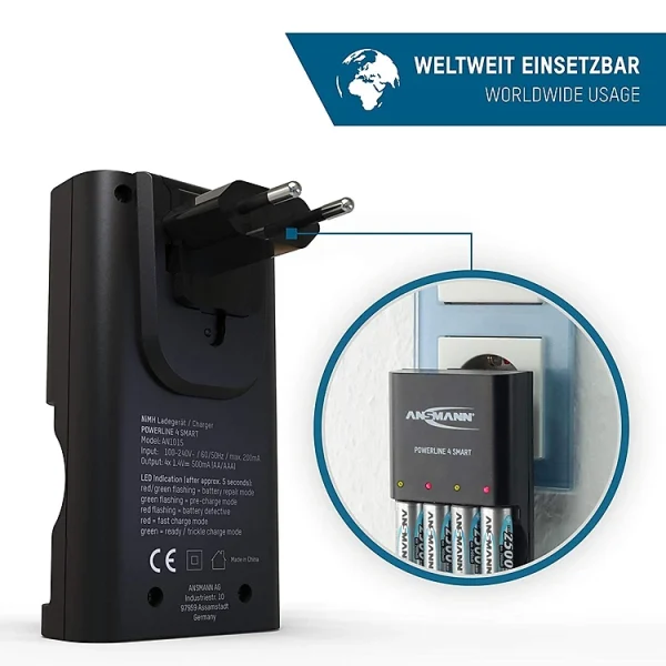 Bộ sạc Pin ANSMANN POWERLINE 4 Smart