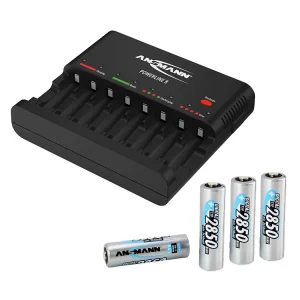 Bộ sạc Ansmann kèm 04 viên pin 2850Mah Powerline 8 Plus