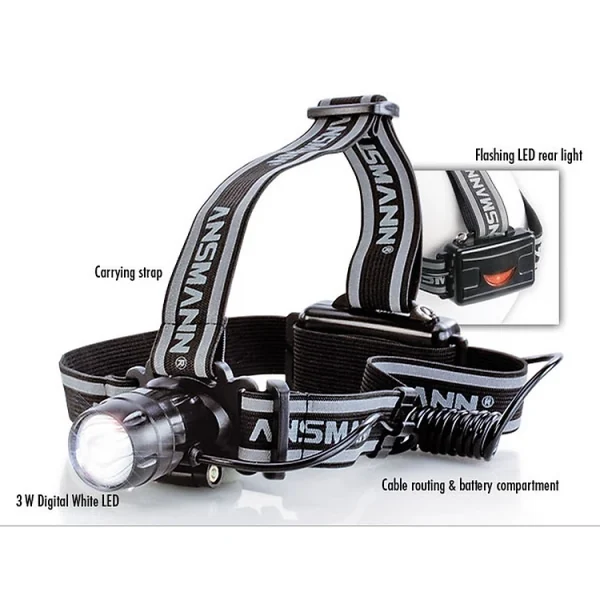 Đèn Pin Đeo Đầu LED Headlight HD3 của ANSMANN