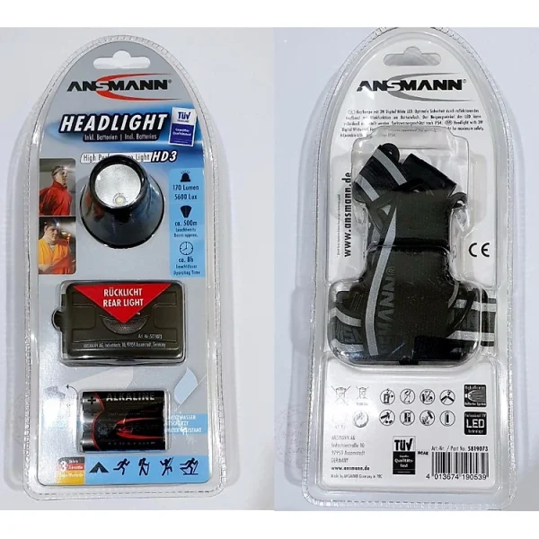 Đèn Pin Đeo Đầu LED Headlight HD3 của ANSMANN