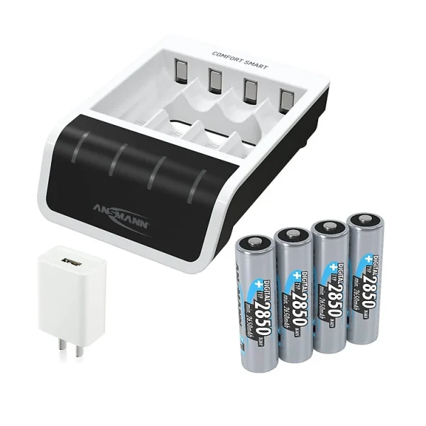 Bộ sạc kèm Pin 2850 mAh ComfortSmart ANSMANN