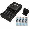 Combo Bộ sạc ANSMANN POWERLINE 4 Smart kèm 4 pin AA-2500
