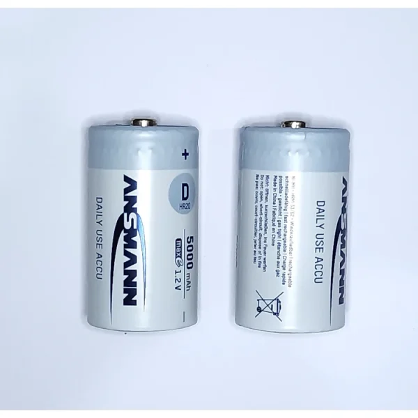 Pin đại sạc ANSMANN 5000 (Mono D) vỉ 2 viên