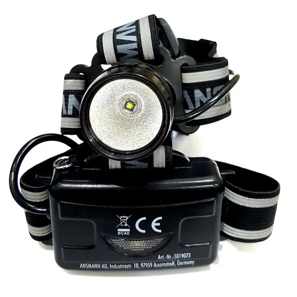 Bộ sạc Acquy đa năng ANSMANN ALCT 6-24V/10, Tặng kèm đèn đeo đầu ANSMANN HD3