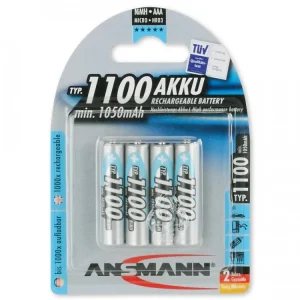 Pin Sạc AAA 1100 BL4 ANSMANN vỉ 4 viên