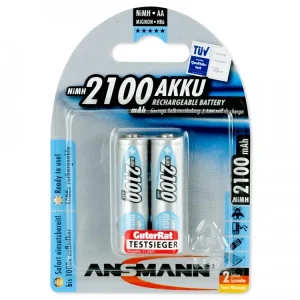 Pin Sạc AA 2100 BL2 ANSMANN vỉ 2 viên