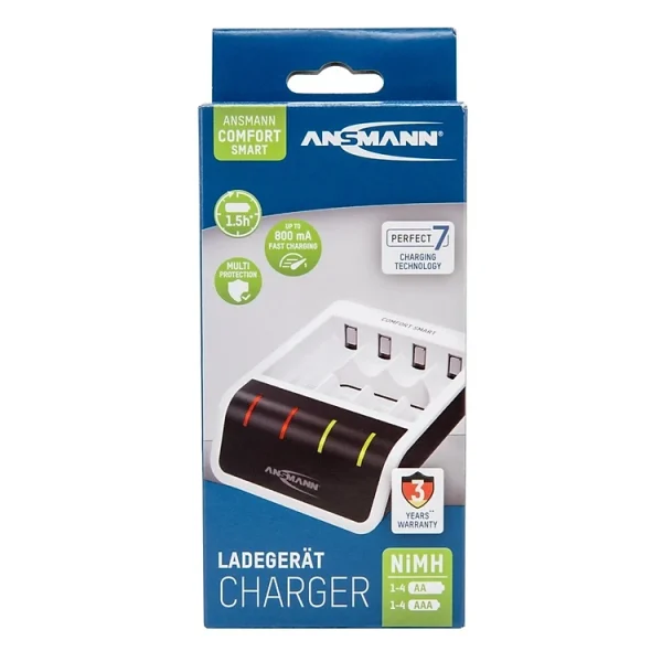 Bộ sạc kèm Pin 2850 mAh ComfortSmart ANSMANN