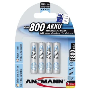 Pin Sạc Pin Sạc AAA-800 BL4 ANSMANN vỉ 4 viên