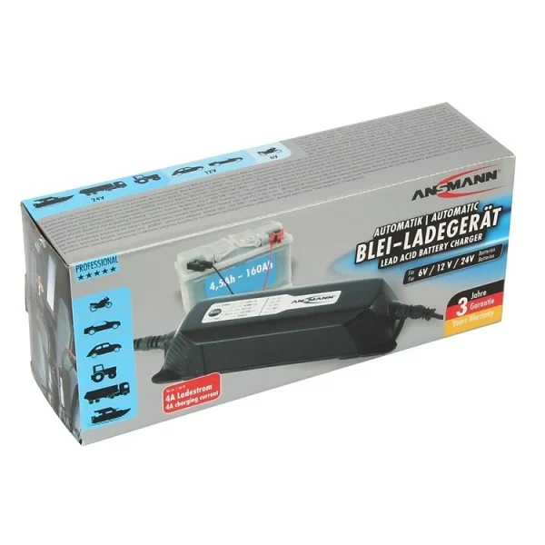 Bộ sạc Acquy đa năng ANSMANN ALCT 6-24V-4A