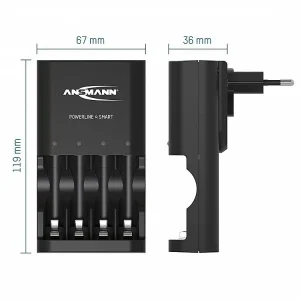 Bộ sạc Pin ANSMANN POWERLINE 4 Smart