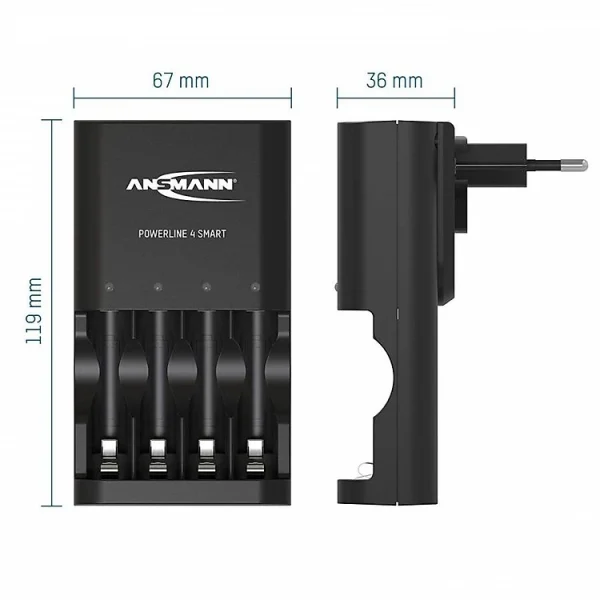 Bộ sạc Pin ANSMANN POWERLINE 4 Smart