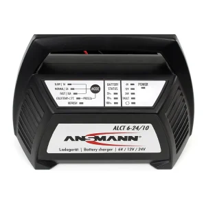 Bộ sạc Acquy đa năng ANSMANN ALCT 6-24V/10, Tặng kèm đèn đeo đầu ANSMANN HD3