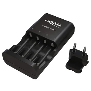 Combo Bộ sạc ANSMANN POWERLINE 4 Smart kèm 4 pin AA-2850-US